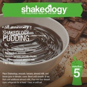 shakeology pudding