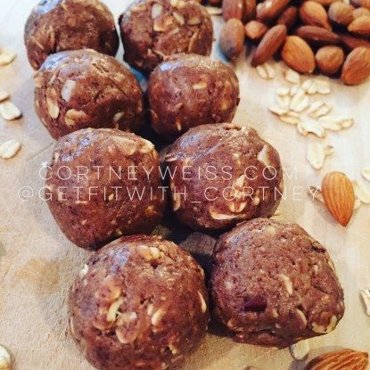 Cafe Latte Almond Butter Protein Balls