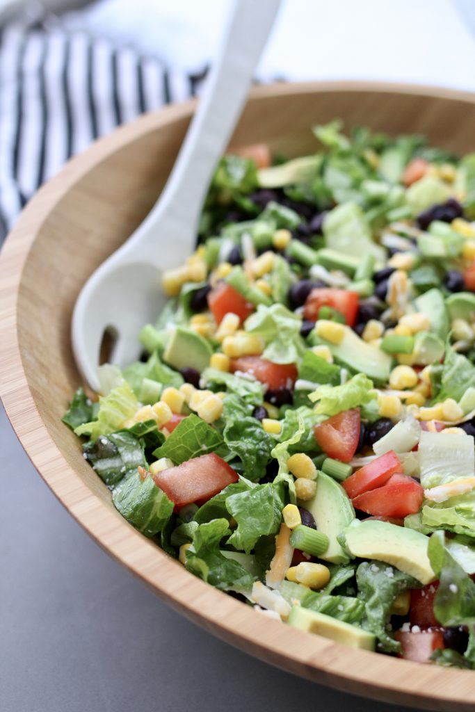 Chopped Southwest Salad with Cilantro Lime Dressing